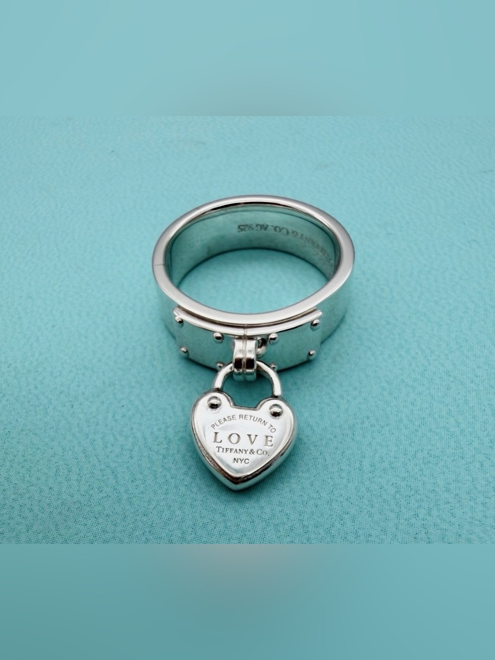 Tiffany & Co. Return to Tiffany “Love Lock” Ring in sterling silver